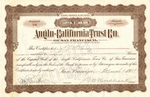 Anglo-California Trust Co. of San Francisco